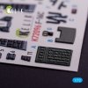KELIK K72096 F-16C - interior 3D decals for Hasegawa kit 1/72