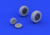 Eduard 648193 A-6 wheels 1/48 (HOBBY BOSS)