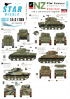 Star Decals 35-C1109 Kiwi Armour 2 - Shermans of 18th & 20th Armoured Regiment 1/35