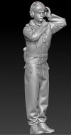 Glowel Miniatures 35011 WSS King Tiger crew 1/35