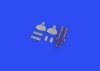 Eduard 648695 A6M undercarriage legs BRONZE EDUARD 1/48
