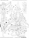 HobbyDecal ST32026V1 F-16 Stencils 4 ver 1 for 1/32 Academy kit