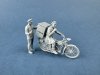 Copper State Models F35-059 British Dispatch Rider taking carrier pigeons to the front line ( Motorcycle not included) 1/35