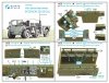 Quinta Studio QD35051 Gama Goat family 3D-Printed & coloured Interior on decal paper (Tamiya) 1/35