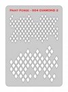 Paint Forge PFST004M STENCIL - DIAMONDS 2