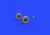 Eduard 632130 Spitfire Mk. IX wheels 4spoke w/ pattern TAMIYA 1/32