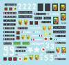 Star Decals 35-C1220 Indochine # 5. 1er Regiment de Chasseurs 1/35