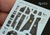 Quinta Studio QD32012 Mirage 2000D 3D-Printed & coloured Interior on decal paper (for Kitty Hawk kit) 1/32