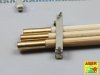 Aber 16052 Barrel cleaning rods with brackets for Tiger II (1:16)