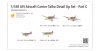 Very Fire BELBV350901UP-C IJN Aircraft Carrier Taiho Detail Up Parts Set C ( Carrier Based Aircraft ) 1/350