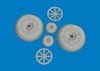 Eduard 6481058 P-40E wheels cross tread Eduard 1/48