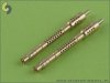 Master AM-32-003 German aircraft machine gun MG-131 barrels (2pcs) (1:32)