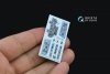 Quinta Studio QD+72117 Su-24MR 3D-Printed coloured Interior on decal paper (Zvezda) (with 3D-printed resin part) 1/72