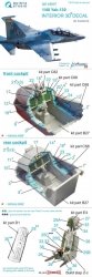 Quinta Studio QD48007 Yak-130 3D-Printed & coloured Interior on decal paper (for Zvezda kits) 1/48