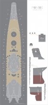 Pontos 35001WD1 IJN Yamato Wooden Deck set 1945 (1:350)
