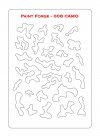 Paint Forge PFST008M STENCIL - CAMO