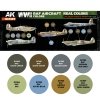 AK Interactive RCS107 WWII RAF Aircraft Colors 8x17ml