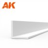 AK Interactive AK6561 ANGLE 3.0 X 3.0 X 350MM – STYRENE ANGLE – (4 UNITS)