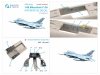 Quinta Studio QDS-48012 Mitsubishi F-2A 3D-Printed coloured Interior on decal paper (Hasegawa) (small version) 1/48