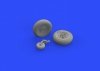 Eduard 648412 Typhoon Mk. Ib wheels early EDUARD, HASEGAWA 1/48