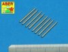 Aber A48 109 Set of 8 turned cal .50 (12,7mm) U.S. Browning M2 barrels for P-47 Thunderbolt (1:48)