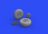Eduard 648514 P-51D wheels grooved 1/48 EDUARD