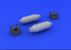 Eduard 648086 US 250lb bombs (2 pcs) 1/48
