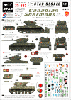 Star Decals 35-935 Canadian Shermans in the Korean War 1/35