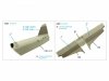 Quinta Studio QP48031 Yak-9T Flaps and panels (Zvezda) 1/48