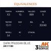 AK Interactive AK11189 DARK PRUSSIAN BLUE – STANDARD 17ml