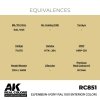 AK Interactive RC851 Elfenbein-Ivory RAL 1001 (Interior Color) 17 ml