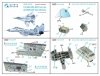 Quinta Studio QDS-32176 MiG-29A NATO service 3D-Printed & coloured Interior on decal paper (Trumpeter) (Small version) 1/32