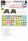 Star Decals 35-970 British 11th Armoured Division 1/35