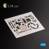 KELIK K72125 MIRAGE F.1 CG - interior 3D decals for SpecialHobby kit 1/72