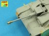 Aber 72L-53 Lufa do niemieckich dział pancernych StuG.III, Ausf.G wersja wczesna / German StuK.40 L/48 7,5 cm Barrel early model muzzle brake for StuG. III Ausf.F/8 and StuG. III Ausf.G early 1/72
