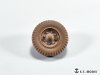 E.T. Model P35-130 WWII German Sd.kfz.251/Sd.kfz.11 Sagged Front Wheels 1/35