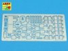 Aber 35A094 Magazines and ammo boxes for 20mm KwK 30 and 38 German clasps and clamps (2nd choice) (1:35)