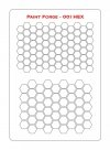 Paint Forge PFST001L STENCIL - HEX