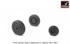 Armory Models AW32402 EE Lightning wheels w/ weighted tires, late 1/32