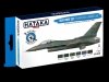 Hataka HTK-BS10 USAF Paint Set (“European” Camouflage) (6x17ml)