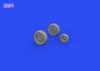 Eduard 648708 F-16 wheels late TAMIYA 1/48