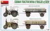 MiniArt 35314 GERMAN TRACTOR D8506 & TRAILER w/CREW 1/35