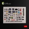 KELIK K48091 CH-46E Cargo compartment interior 3D decals for Academy kit 1/48