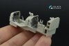 Quinta Studio QDS-48535 AH-1Z Zulu Cobra/Viper 3D-Printed & coloured Interior on decal paper (KittyHawk) (small version) 1/48