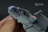 Quinta Studio QD+48516 Mi-24P Hind-F 3D-Printed coloured Interior on decal paper (Trumpeter) (with 3D-printed resin parts) 1/48