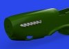 Eduard 672358 P-51D exhaust stacks PRINT EDUARD 1/72