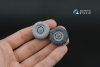Quinta Studio QT35012 Dodge WC Family tyre set with chains (Zvezda) 1/35