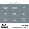 AK Interactive RC909 Medium Blue Grey FS 35237 17 ml