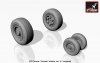Armory Models AW72501b Panavia Tornado wheels, w/ tyres type “b” (GY) 1/72