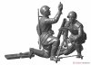Zvezda 3651 Soviet Motorcycle M-72 with Mortar (1:35)